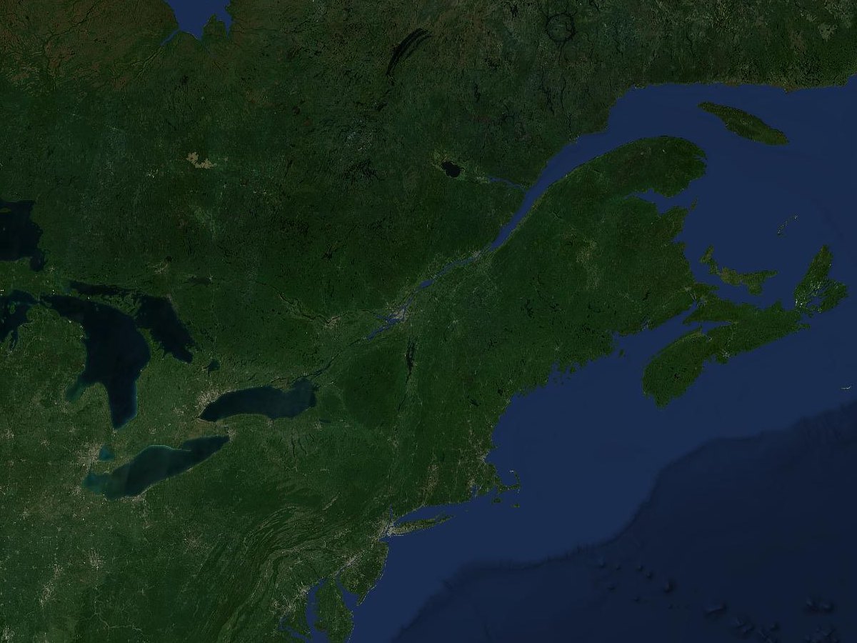 Vue satellite — Granby