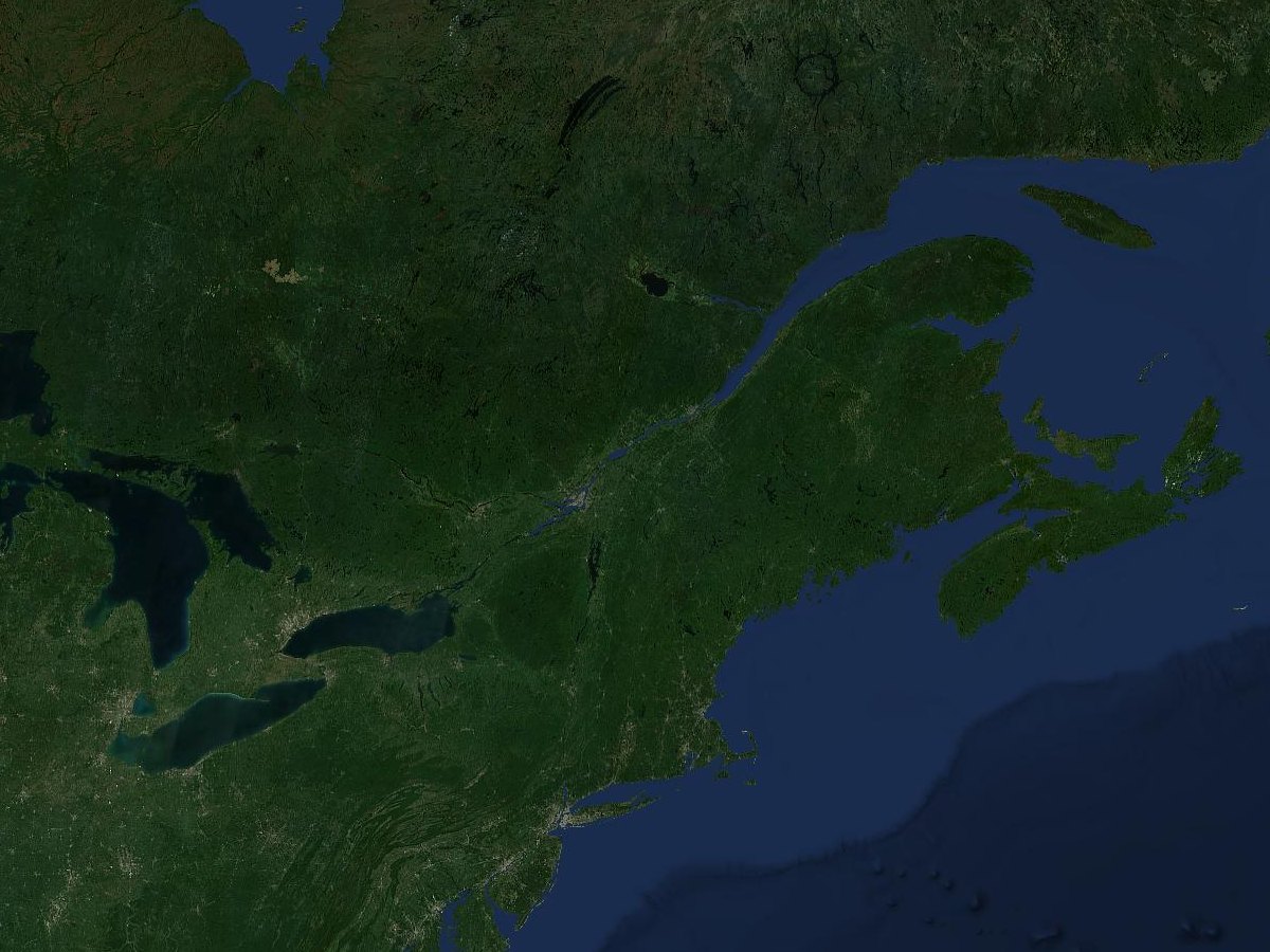 Vue satellite — Drummondville