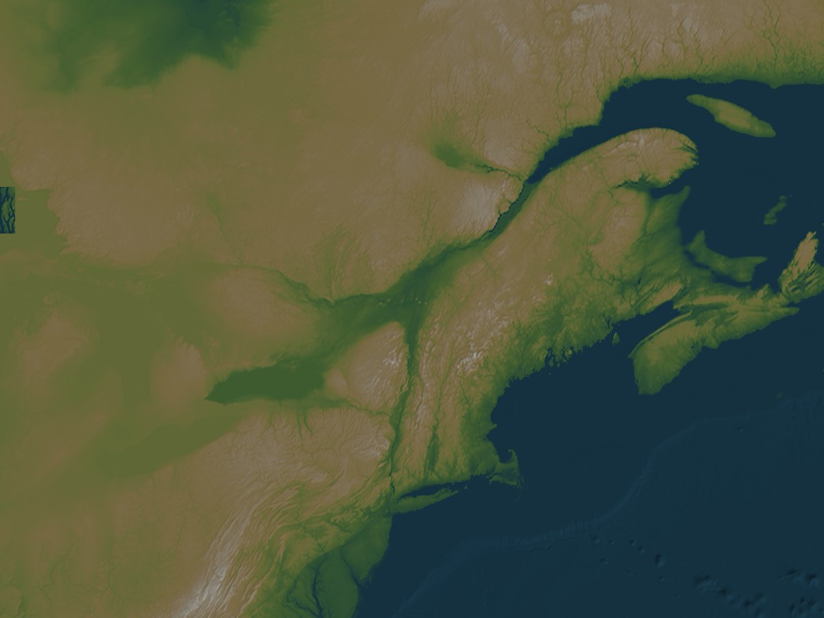 Relief — Saint-Jean-sur-Richelieu