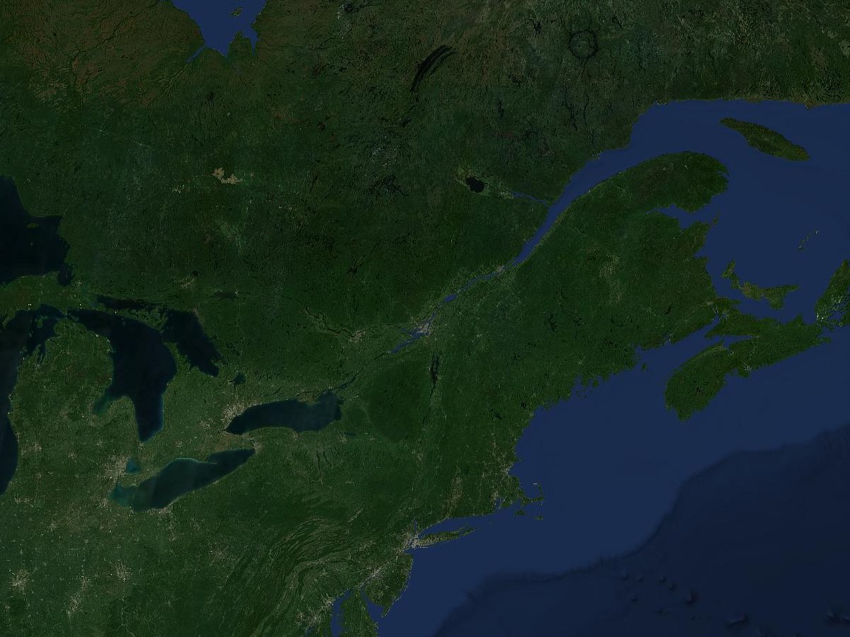 Vue satellite — Mascouche