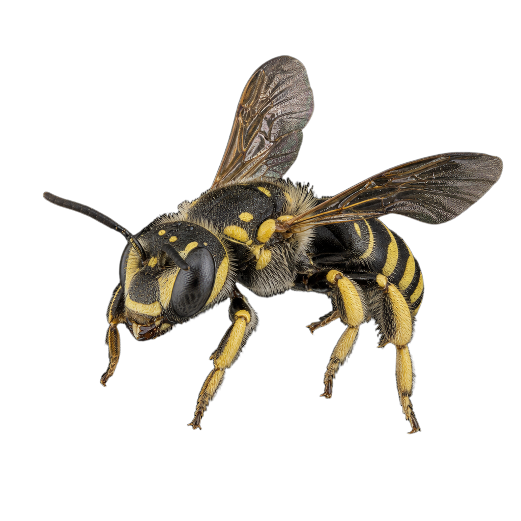 Anthidium oblongatum au Québec