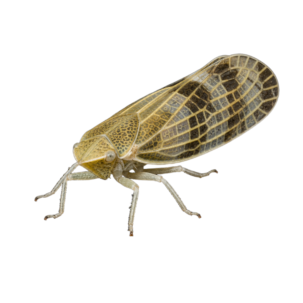 Coléoptère Calopteron reticulatum aux élytres élargis, orange et réticulés, marqués de bandes noires, posé sur une feuille.