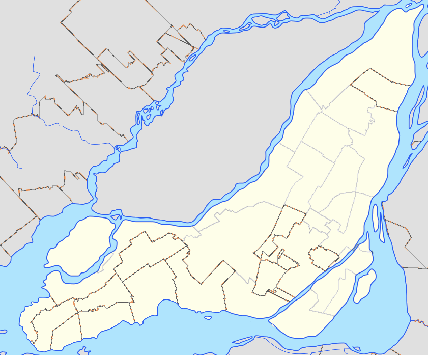 Montreal (administrative region) location map