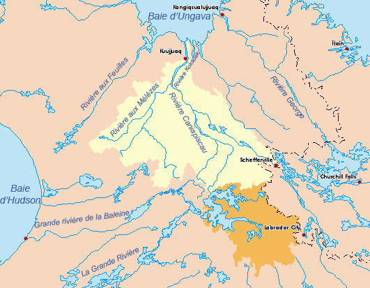 Riviere Koksoak carte