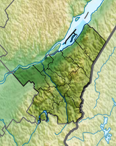 Chaudière-Appalaches topo