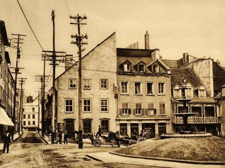Place Royale, Quebec, vers 1900