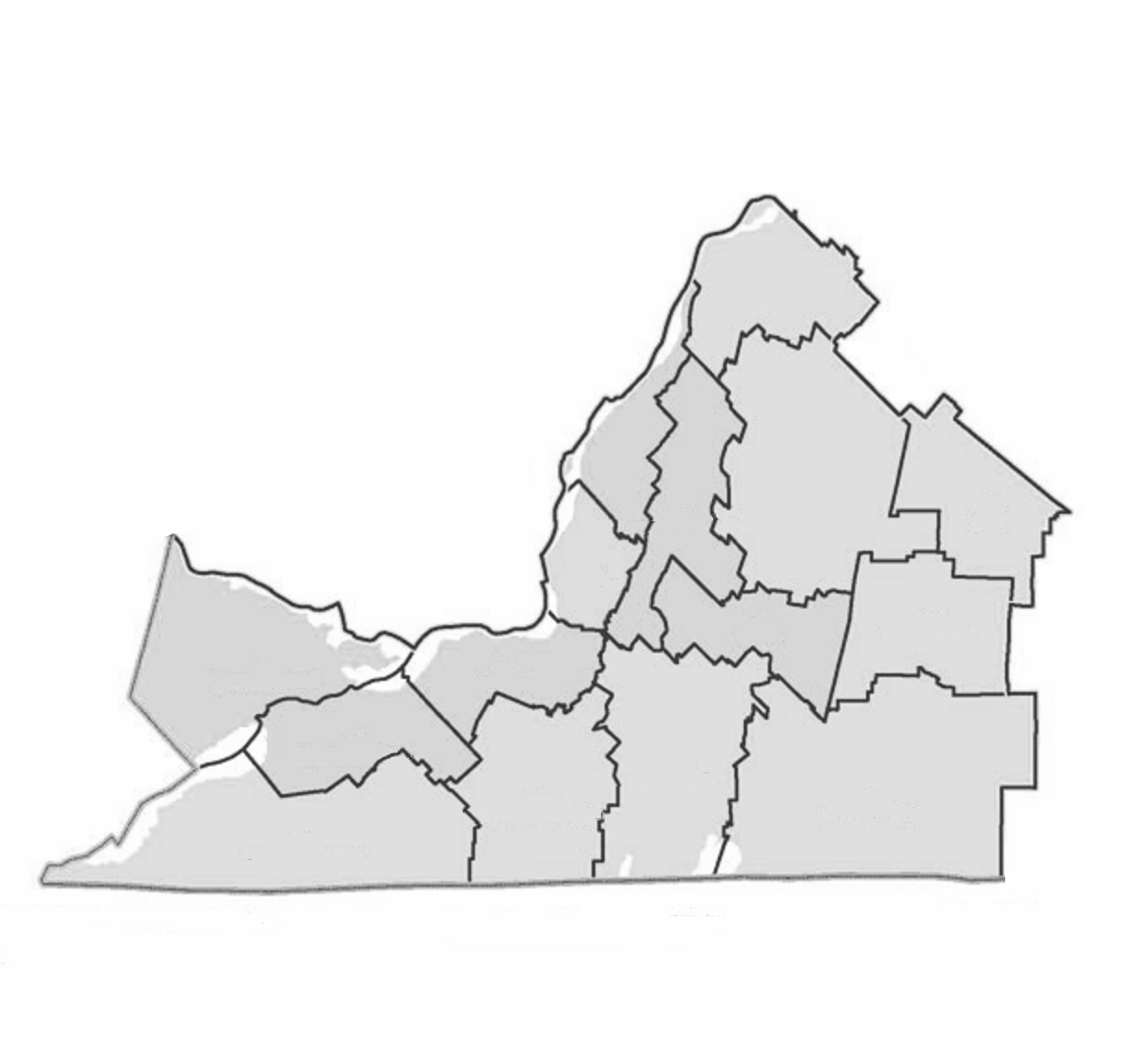 Carte Monteregie