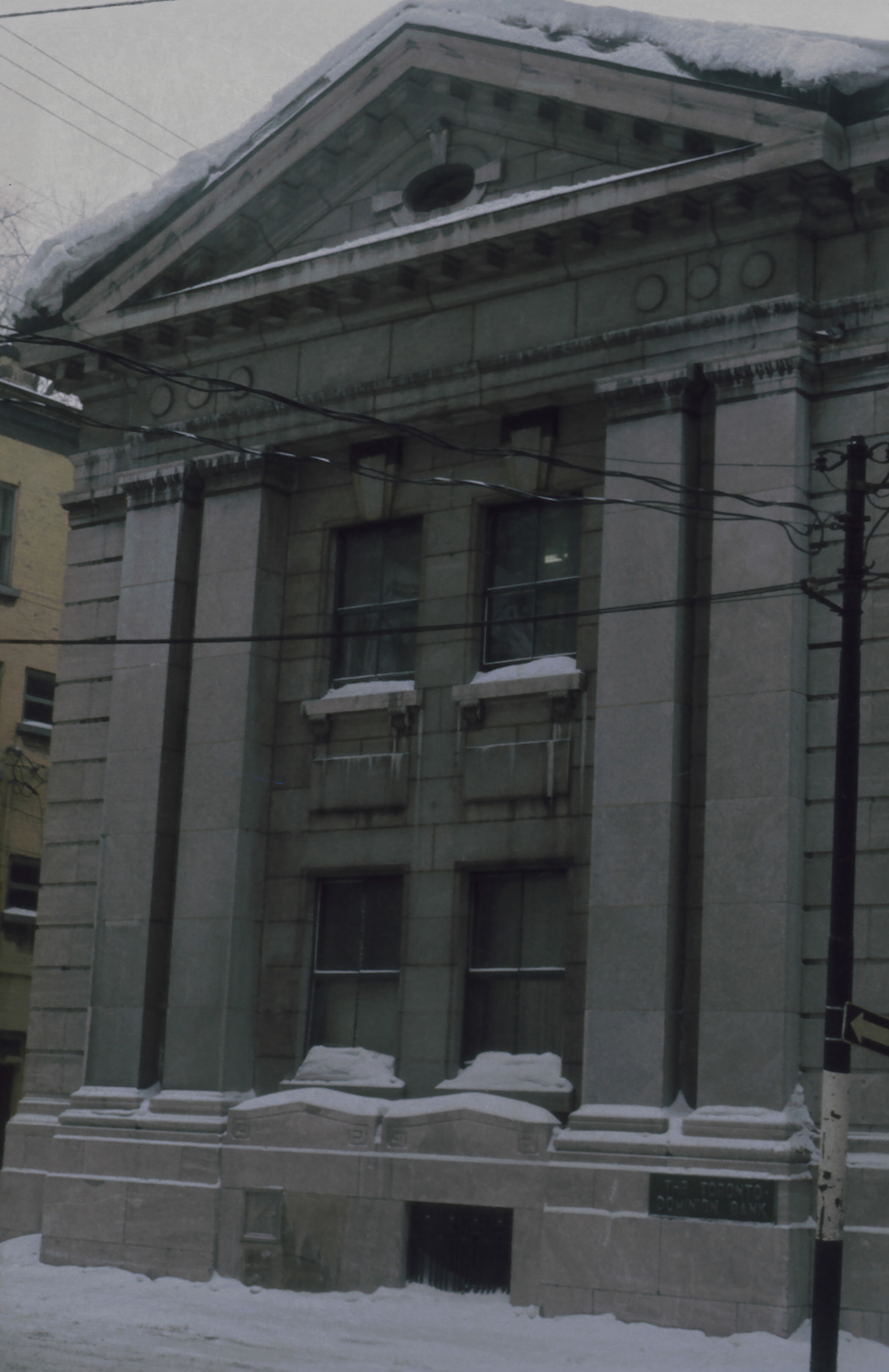 Banque Toronto Dominion, 111 rue Saint-Pierre, Québec façade sur la rue Saint-Jacques 11-d.na.civile-76-2683